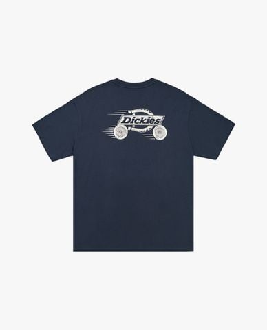  DICKIES - Áo thun nam cổ tròn tay ngắn Back Print 