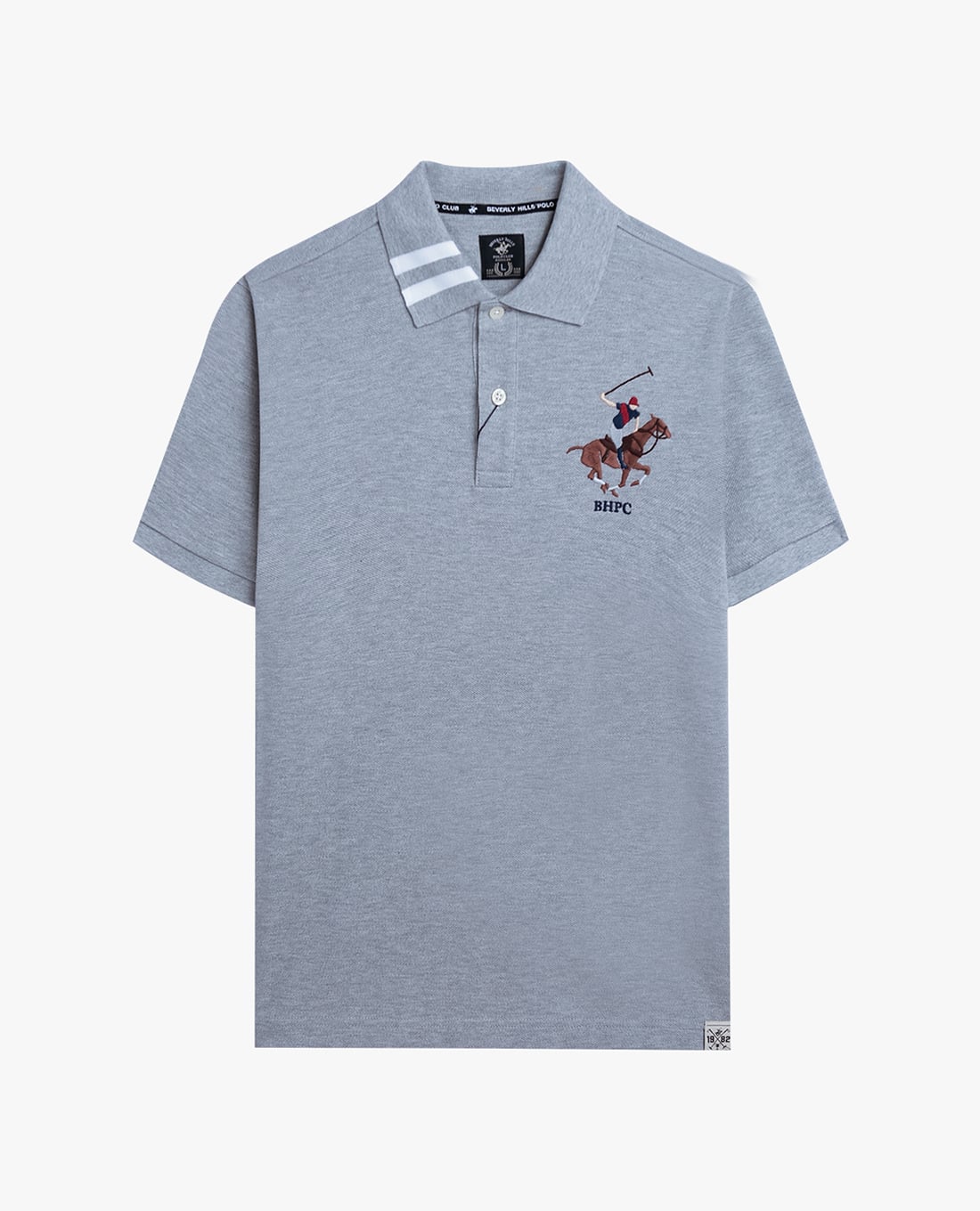 BEVERLY HILLS POLO CLUB - Áo polo nam cổ bẻ tay ngắn thời trang