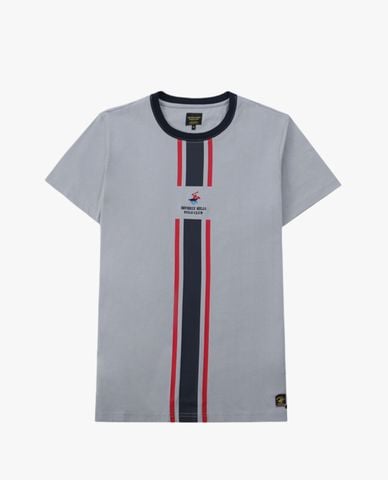  BEVERLY HILLS POLO CLUB - Áo thun nam cổ tròn tay ngắn trẻ trung 