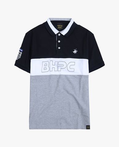  BEVERLY HILLS POLO CLUB - Áo polo nam cổ bẻ tay ngắn thời trang 