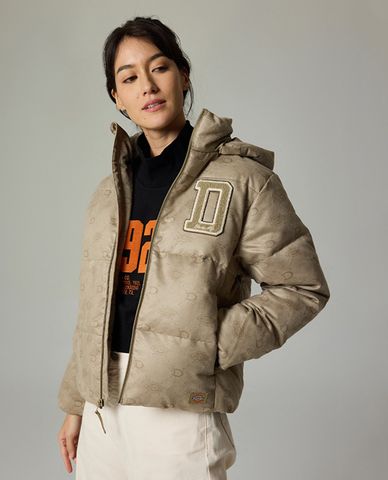  DICKIES - Áo khoác phao nữ phối logo thời trang 