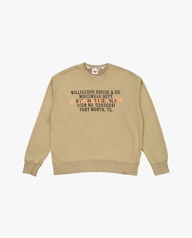  DICKIES - Áo sweatshirt nam cổ tròn tay dài thời trang 