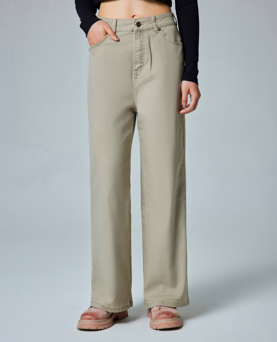 DICKIES - Quần jeans nữ ống đứng phối túi hiện đại