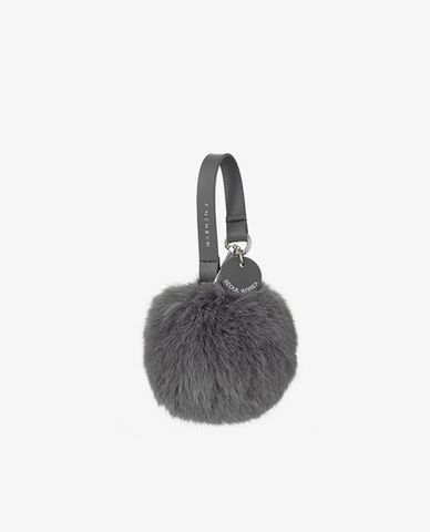  Marhen.J - Móc khóa túi hình tròn Cotton Candy Fur Charm 