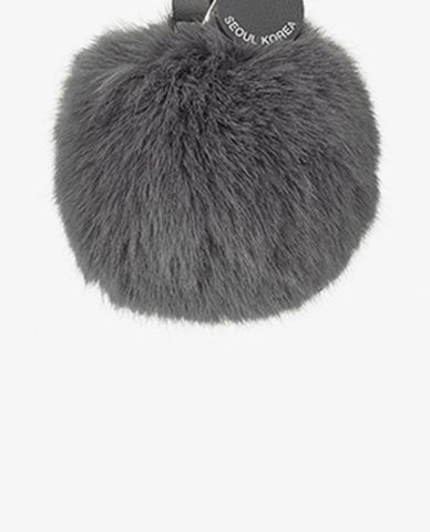  Marhen.J - Móc khóa túi hình tròn Cotton Candy Fur Charm 