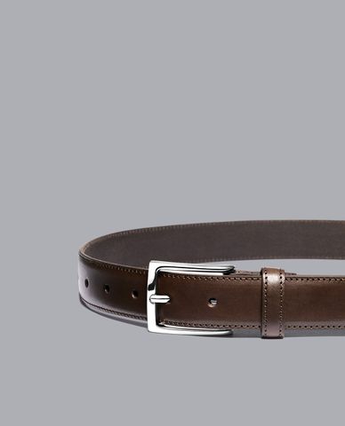  CHARLES TYRWHITT - Thắt lưng nam bản vừa Leather Formal 