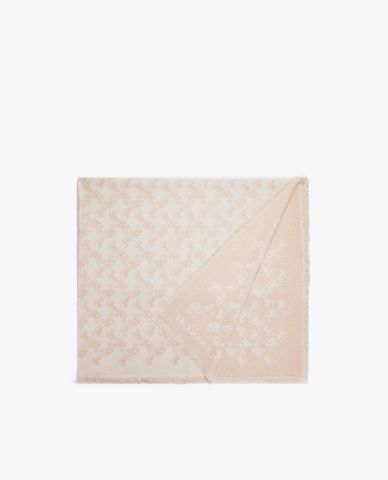  COACH - Khăn choàng nữ chữ nhật Horse & Carriage Print Shawl 