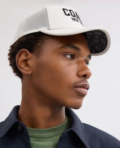  COACH - Nón bóng chày nam Trucker 