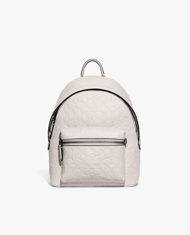  COACH - Balo nam phom chữ nhật Charter 24 In Signature Leather 