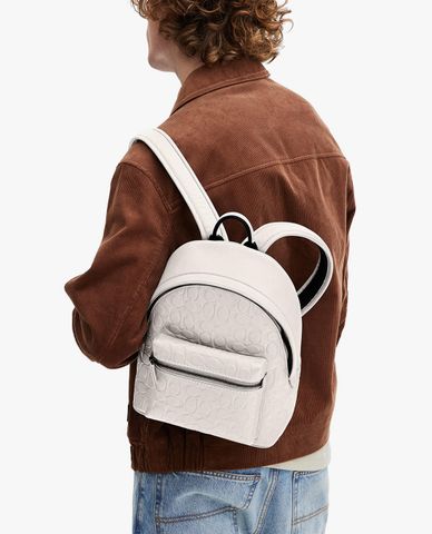  COACH - Balo nam phom chữ nhật Charter 24 In Signature Leather 