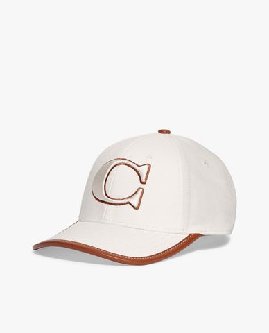  COACH - Nón bóng chày nữ phối logo thời trang 