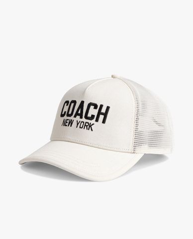  COACH - Nón bóng chày nữ cá tính Trucker 