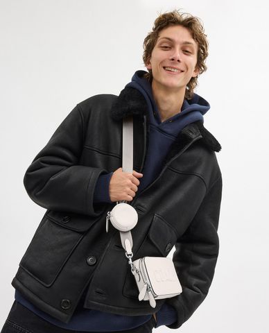  COACH - Túi đeo chéo nam phom chữ nhật Charter Slim With Coach Graphic 