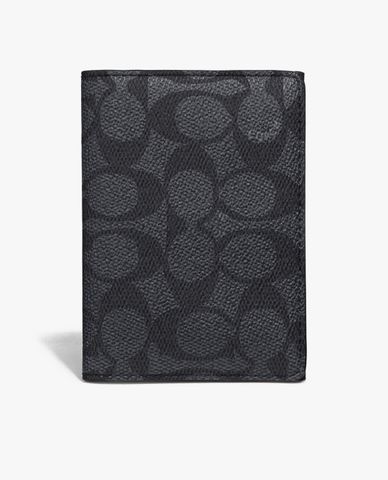  COACH - Ví nam chữ nhật Bifold In Signature Canvas 
