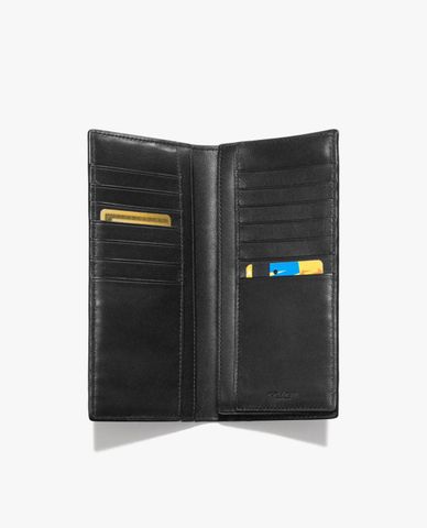  COACH - Ví nam dáng dài chữ nhật Breast Pocket Signature Canvas 