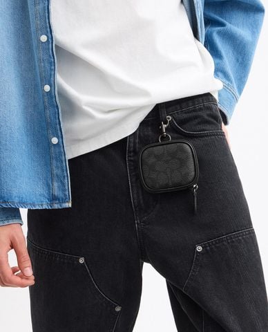  COACH - Móc khóa treo túi nam hiện đại 