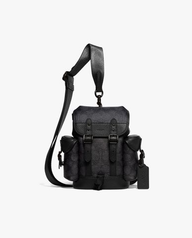  COACH - Túi đeo chéo nam nắp gập dáng balo trẻ trung 