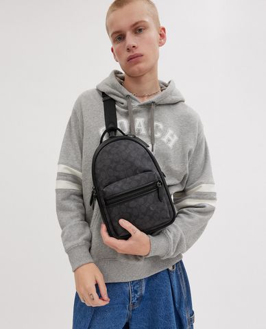  COACH - Túi đeo chéo nam chữ nhật Charter Pack 