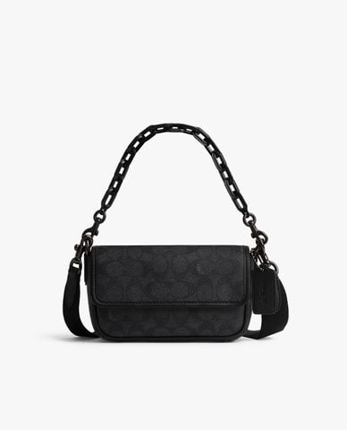  COACH - Túi đeo chéo nam phom chữ nhật Charter 