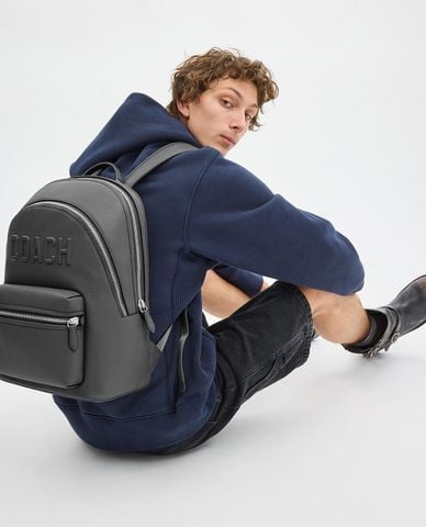  COACH - Balo nam phom chữ nhật Charter With Coach Graphic 