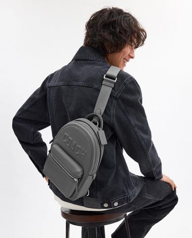  COACH - Túi đeo chéo nam Charter With Coach Graphic 