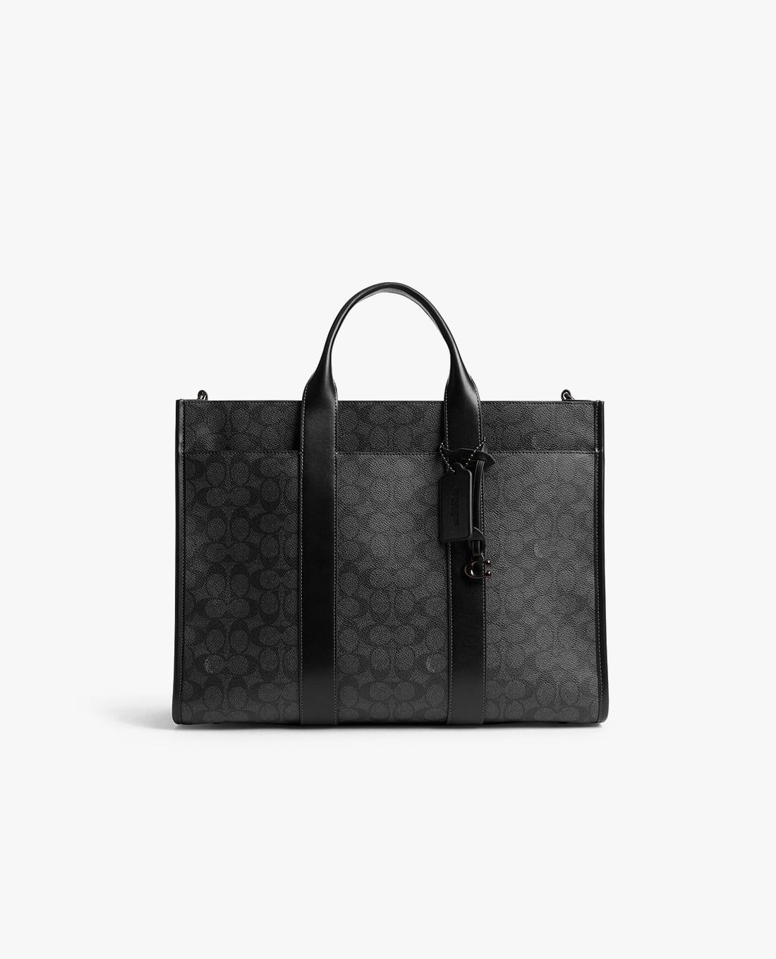 COACH - Túi tote nam phom chữ nhật Wesley In Signature Canvas