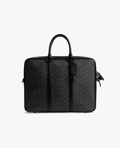  COACH - Cặp xách nam chữ nhật Metropolitan Workbag In Signature Canvas 