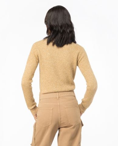  PINKO - Áo dệt kim nữ cổ tròn Scimpanze 