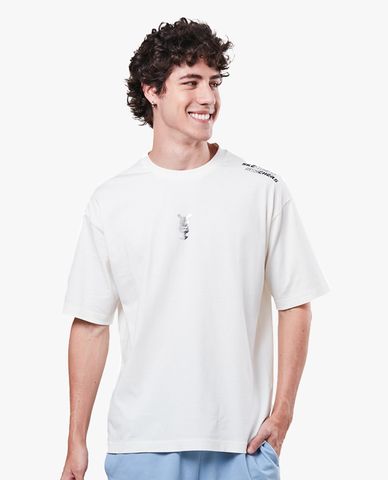  SKECHERS - Áo thun unisex ngắn tay phom suông Pokémon 