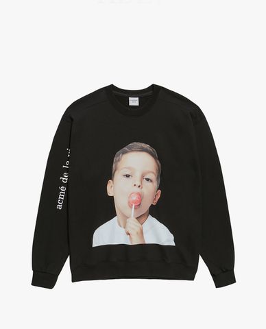  ADLV - Áo sweatshirt tay dài cổ tròn Baby Face 