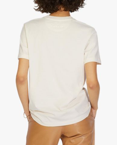  COACH - Áo thun nữ ngắn tay Garden Print 