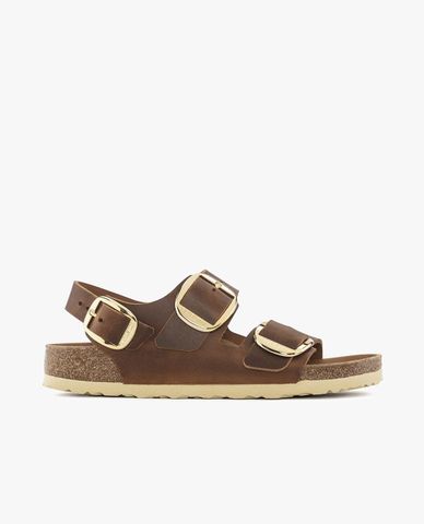  BIRKENSTOCK - Giày sandals unisex đế bệt Milano Big Buckle 