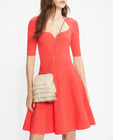  TED BAKER - Đầm mini dệt kim tay ngắn trẻ trung Milly 