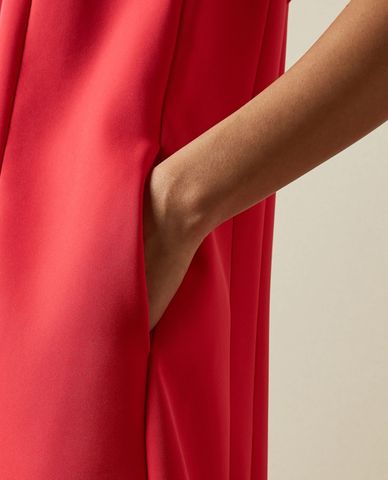  TED BAKER - Đầm mini sát nách cổ trụ Sunrey 