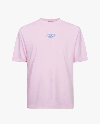  FILA - Áo thun unisex ngắn tay hiện đại 