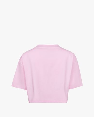  FILA - Áo croptop nữ cổ tròn tay ngắn Carnevale 