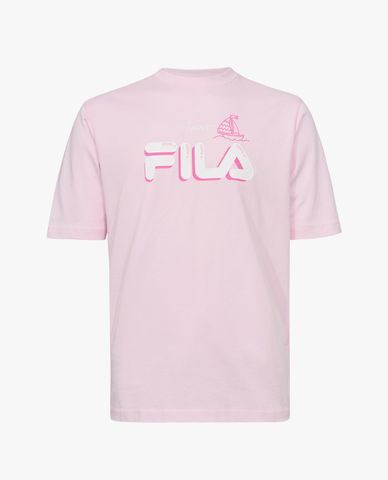  FILA - Áo thun unisex cổ tròn tay ngắn Carnevale 
