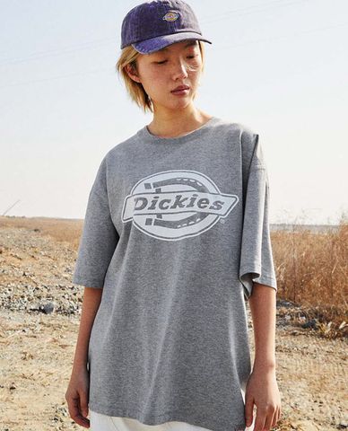  DICKIES - Áo thun unisex cổ tròn tay ngắn New Big Logo 
