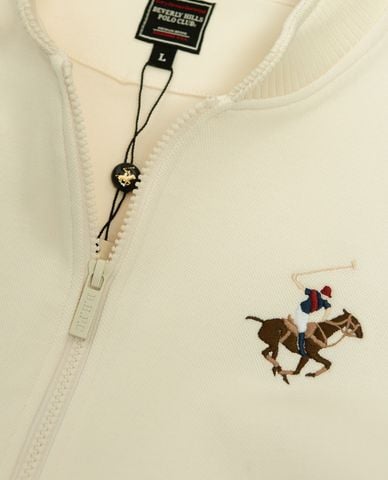  BEVERLY HILLS POLO CLUB - Áo khoác thể thao nam cổ trụ phối zip Regular Fit 