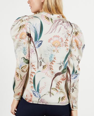  TED BAKER - Áo kiểu nữ cổ tròn tay dài Aangeli 