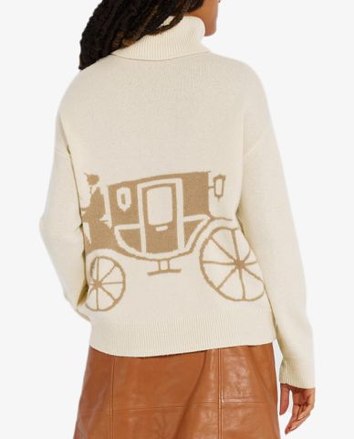  COACH - Áo sweater nữ tay dài Horse & Carriage 