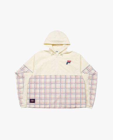  FILA - Áo hoodie unisex phối mũ DNA 