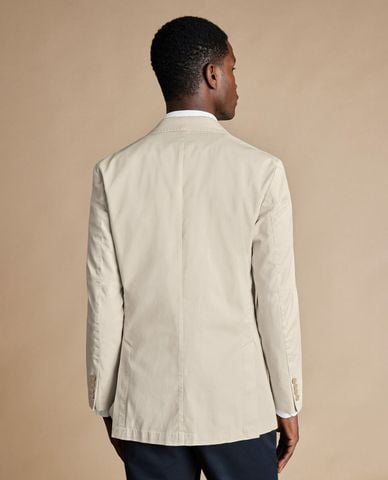  CHARLES TYRWHITT - Áo vest nam tay dài phối nút Cotton Stretch 