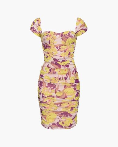  PINKO - Đầm body mini cúp ngực Orbitale 