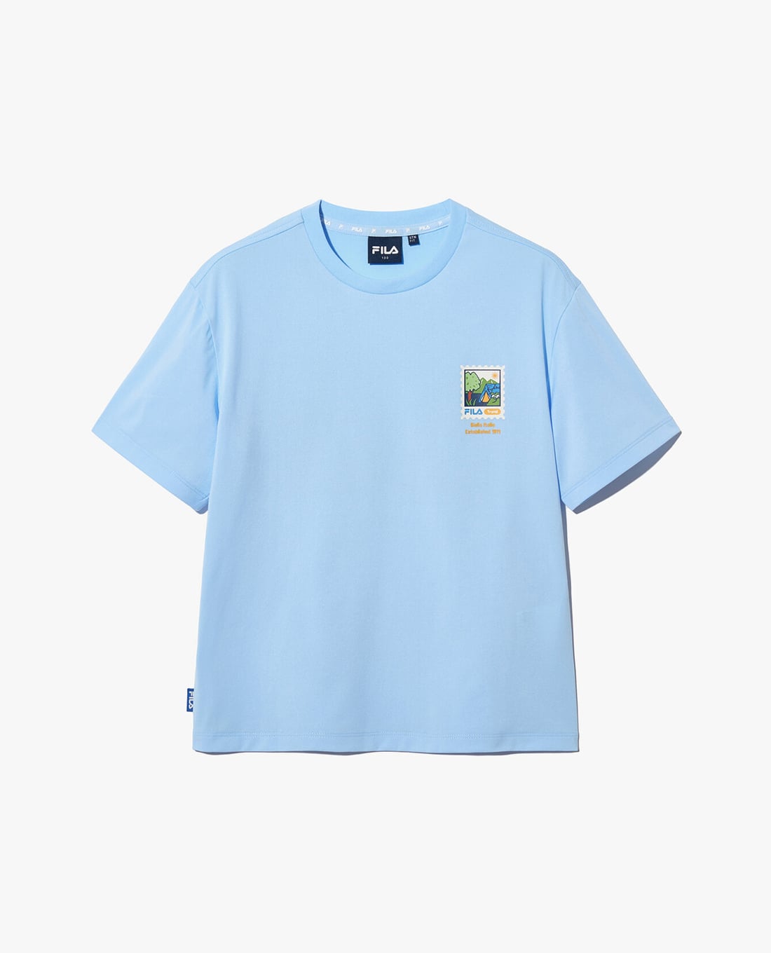 FILA - Áo thun trẻ em Travel Club Capming