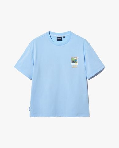  FILA - Áo thun trẻ em Travel Club Capming 