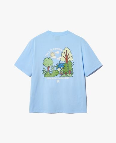  FILA - Áo thun trẻ em Travel Club Capming 