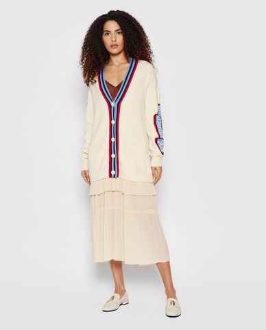  PINKO - Đầm midi dệt kim cổ V tay dài Melilla 