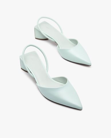  PEDRO - Giày cao gót nữ bít mũi đế trụ thời trang 