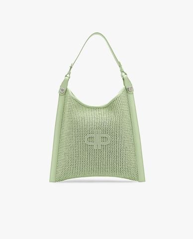  PEDRO - Túi đeo vai nữ hình thang Icon Oversized Raffia 
